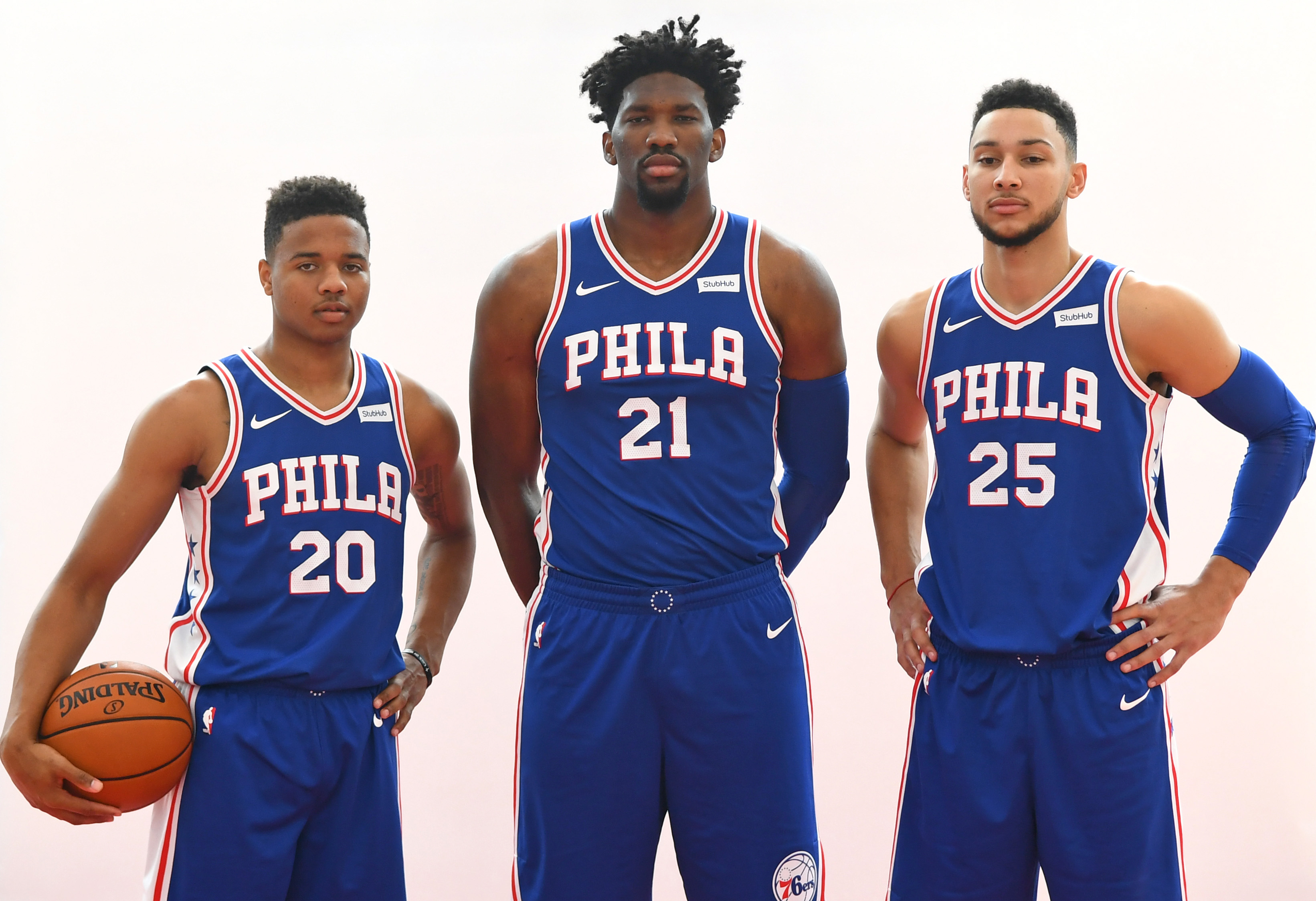 Media Day with the Philadelphia 76ers New Big Three