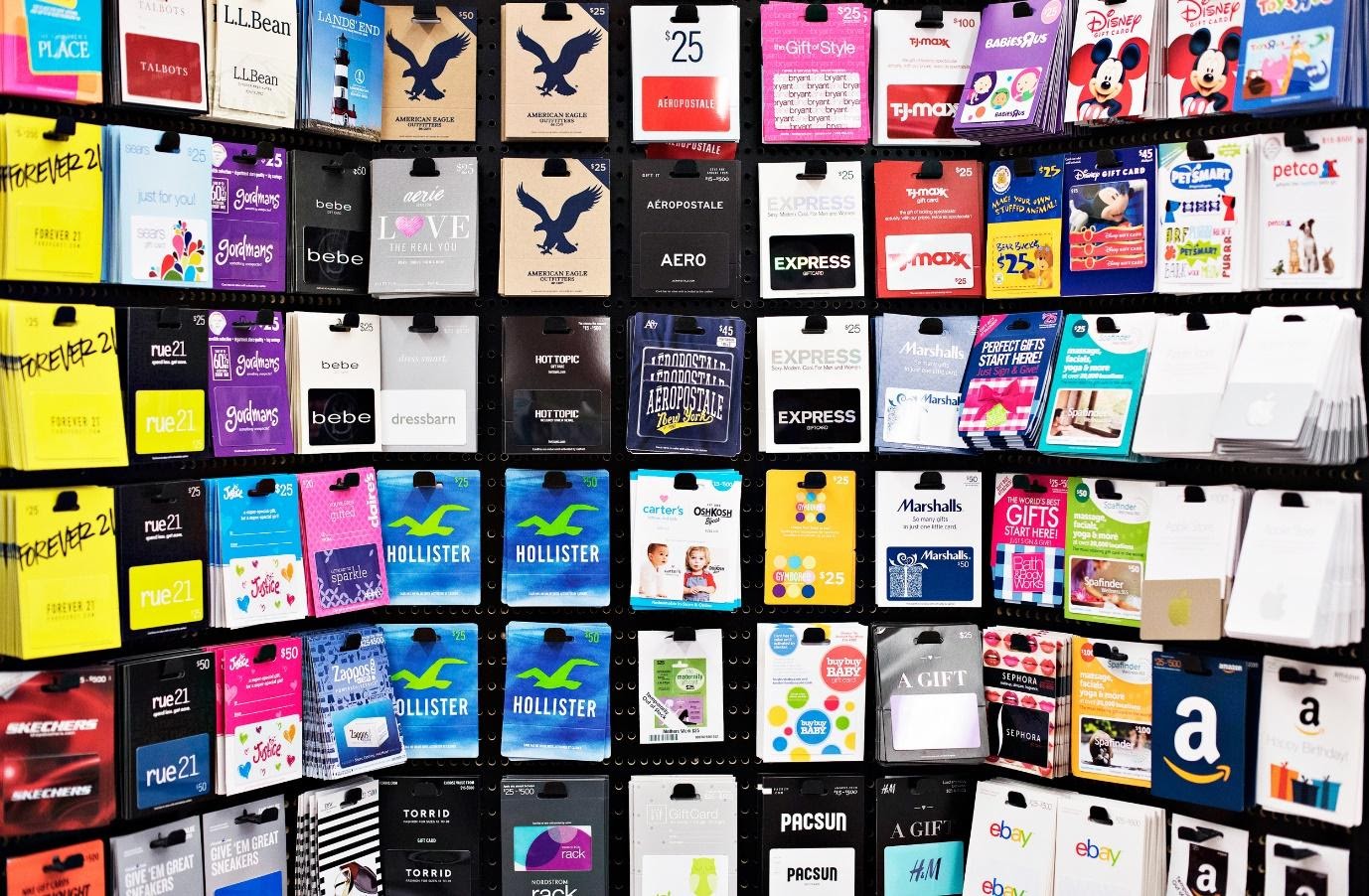 Types of Gift Cards to Choose From