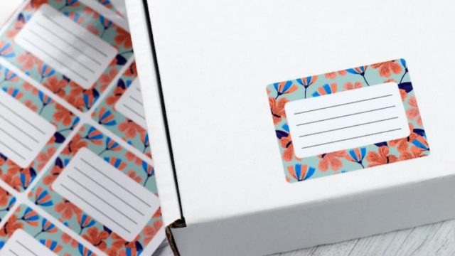 Paper address labels