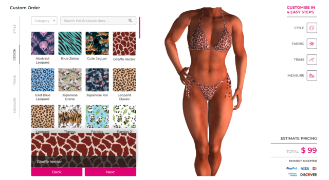 Micro Bikini Competition Suits