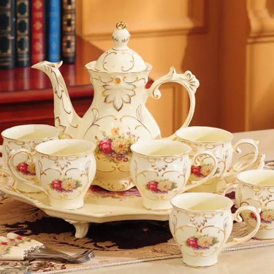 Royalty Porcelain 12 pc Coffee or Tea Demi cups with Saucers  (silver): Cup & Saucer Sets