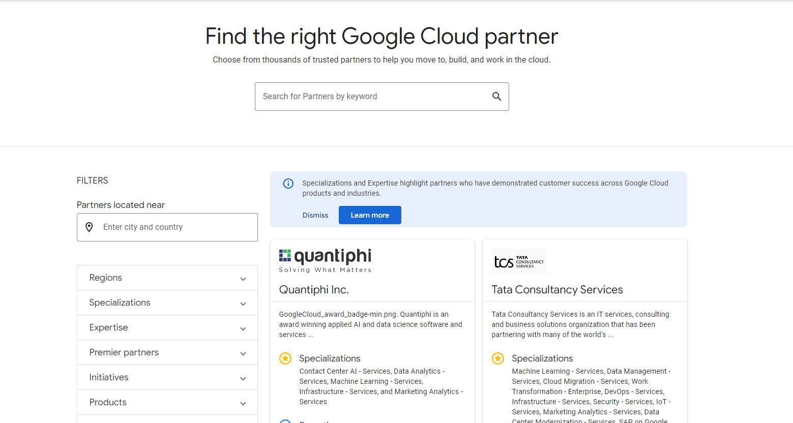 5- Google Partner Directory