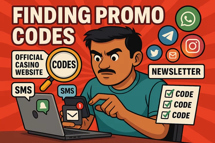 Sources and methods for searching promo codes